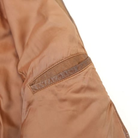 スタンドカラー デザイン レザージャケット Leather Jacket＃