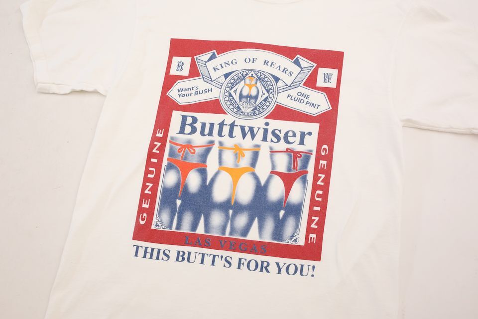 バドワイザー パロディ Tシャツ Buttwiser Parody T-shirt#