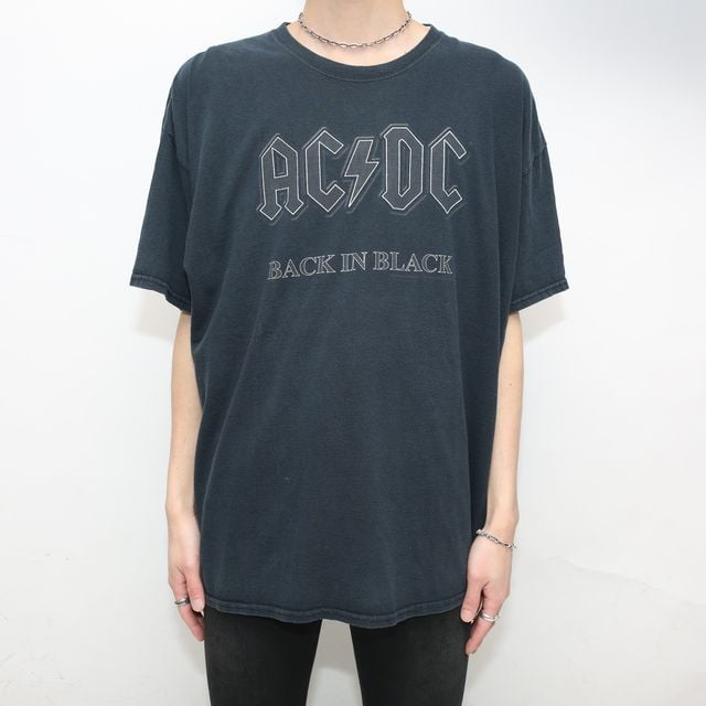 AC/DC バックインブラック バンドTシャツ Buck in Black T AC/DC バックインブラック バンドTシャツ Buck in Black T