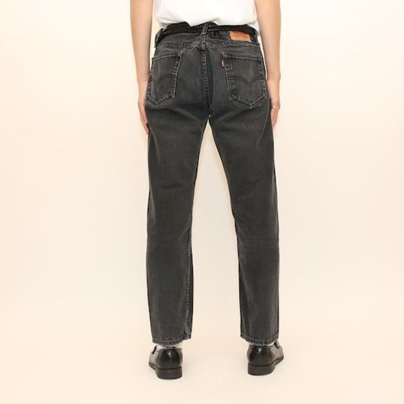 リーバイス 505 ブラックデニムパンツ Levi's Black Denim | Blue