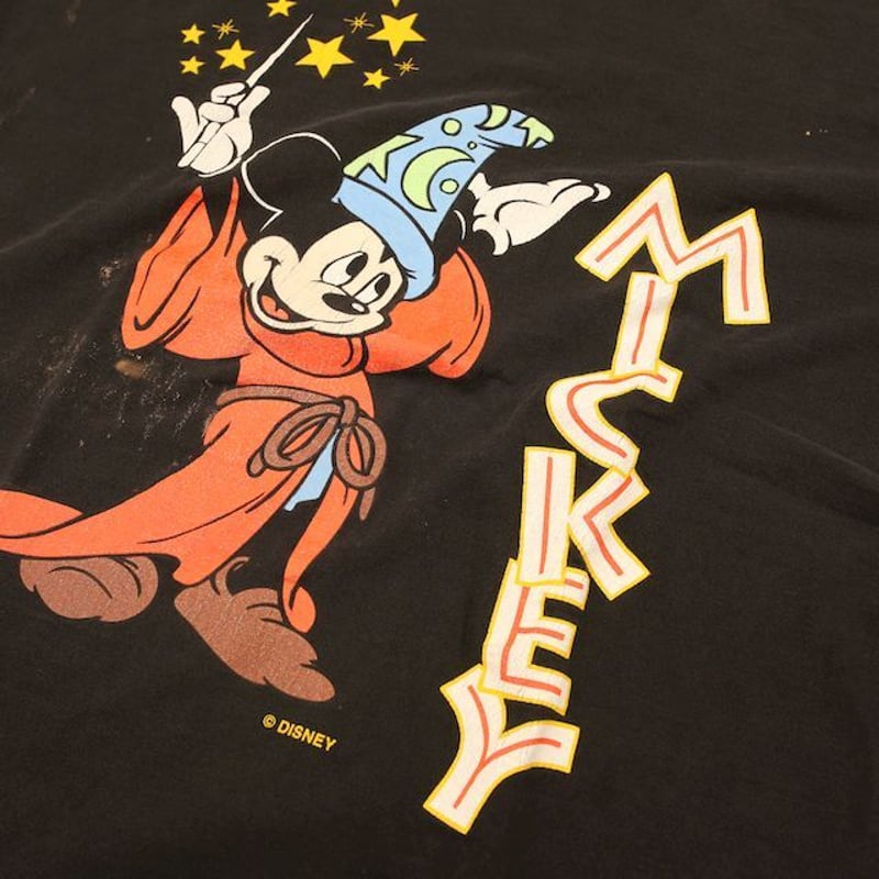 90s ディズニー ミッキー ファンタジア Tシャツ Disney Fantasia | Blue