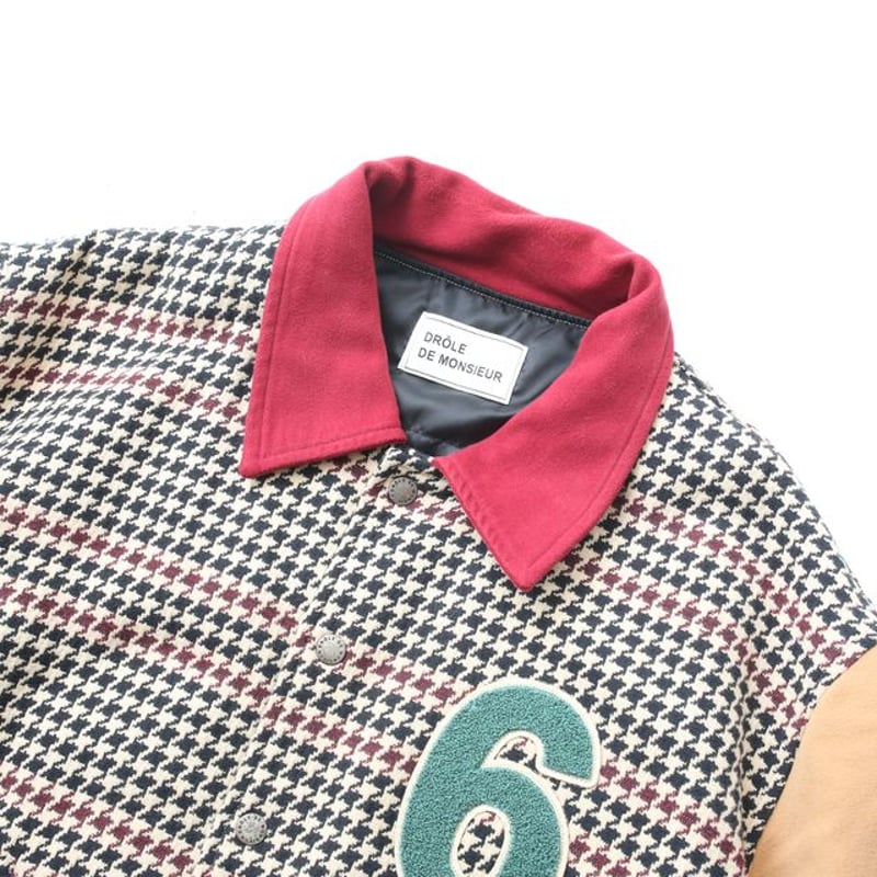 ドロールドムッシュ千鳥格子柄 ジャケット Drôle de Monsieur ドロールドムッシュ千鳥格子柄 ジャケット Drôle de Monsieur