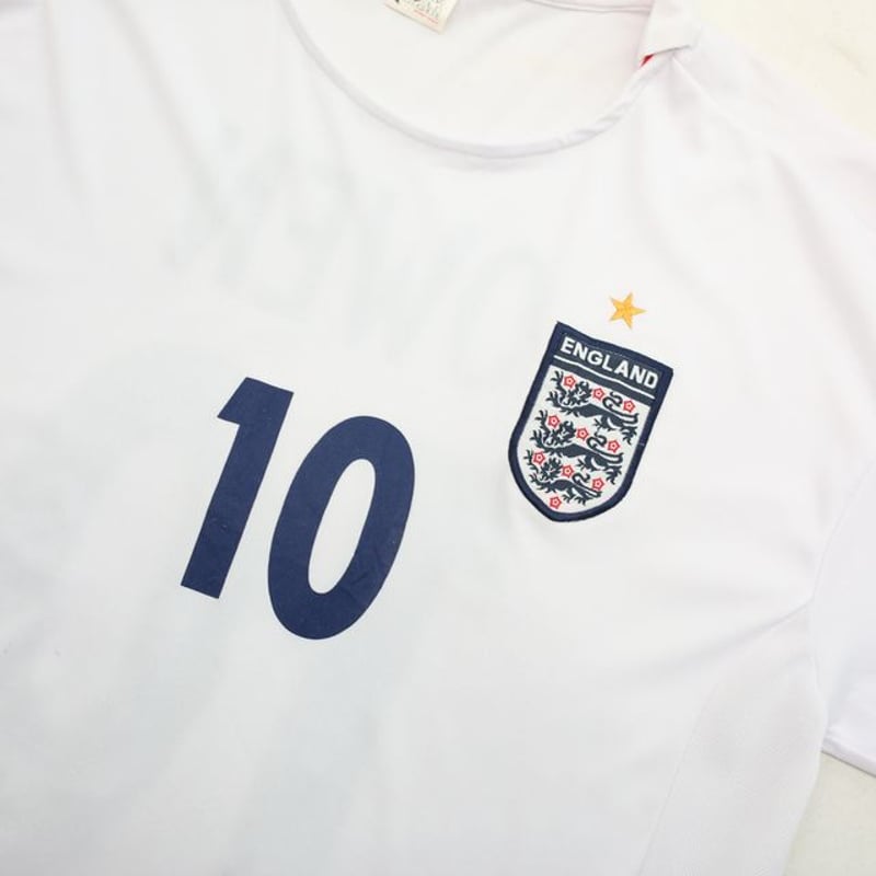 イングランド代表 オーウェン #10 サッカーユニフォーム ゲーム イングランド代表 オーウェン #10 サッカーユニフォーム ゲーム