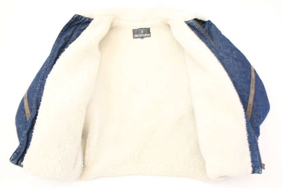 トラサルディー デニム ボアジャケット Trussardi | Blue