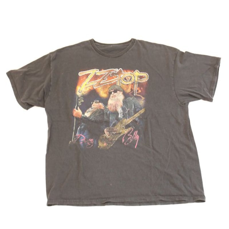 ZZ TOP 13 グラフィックT ZZ Top Men's T-shirt Antenna Album Cover Graphic Tee 1994 CD