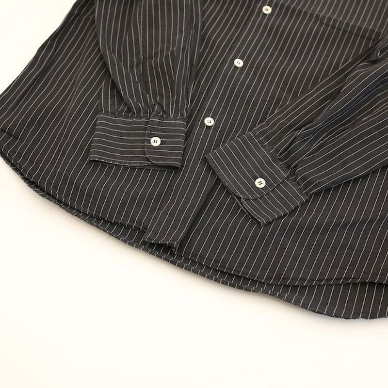 【新品】agnes b　ジャケット　LL　42　グレー　ストライプ　53412 新品】agnes b ジャケット LL 42 グレー ストライプ 53412