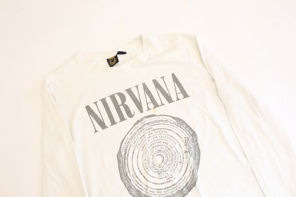 ニルバーナ バンドTシャツ ロンT NIrvana L/S T-Shirt | Blue ニルバーナ バンドTシャツ ロンT NIrvana L/S T-Shirt | Blue