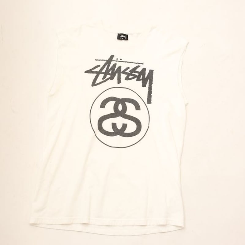 ステューシー ノースリーブ カットオフ Tシャツ Stussy | Blue