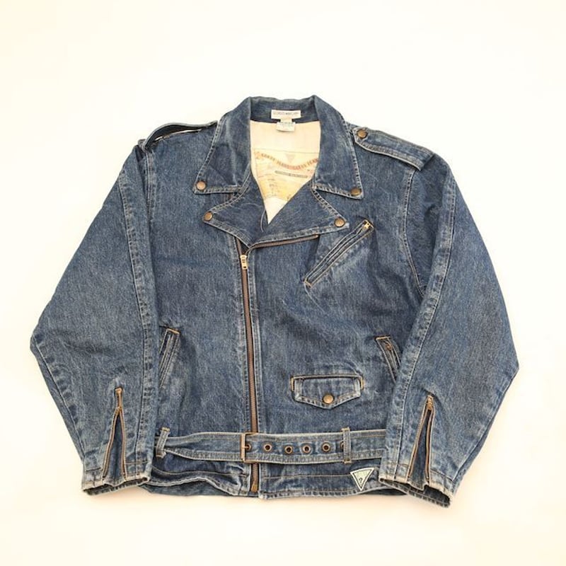 ゲス デニム ライダースジャケット GUESS Riders Jacket # | Blue ゲス デニム ライダースジャケット GUESS Riders Jacket # | Blue