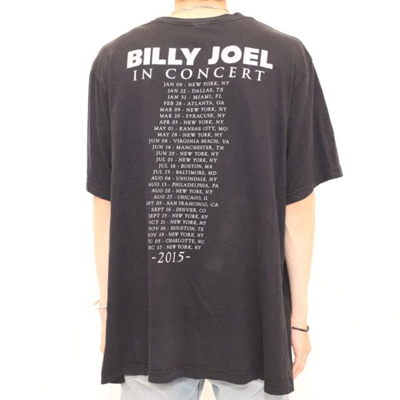 ビリー・ジョエル Tシャツ Billy Joel 2015 Concert T-shirt 
