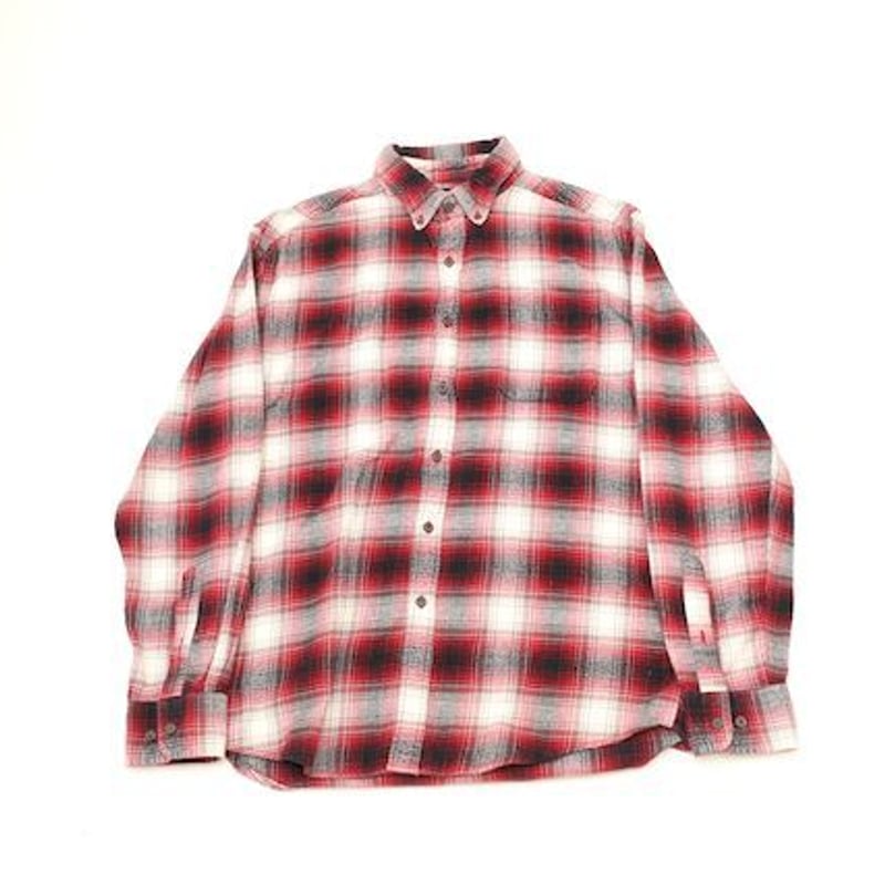 オンブレチェック ネルシャツ Checkered Flannel Shirt - シャツ