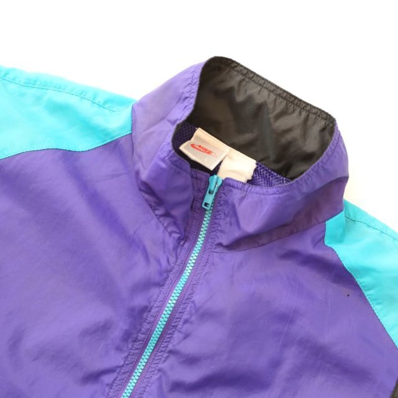 90s ナイキ ナイロンジャケット Nike Nylon Zip Jacket | Blue 90s ナイキ ナイロンジャケット Nike Nylon Zip Jacket | Blue