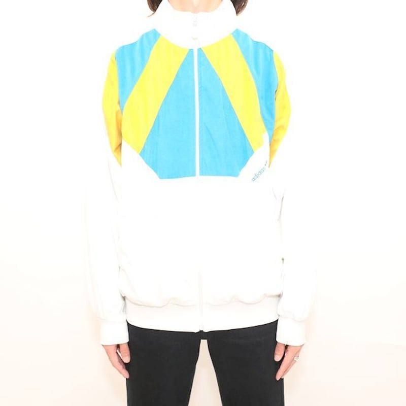 80's アディダス ベロアトラックジャケット Adidas# | Blue 80's アディダス ベロアトラックジャケット Adidas# | Blue