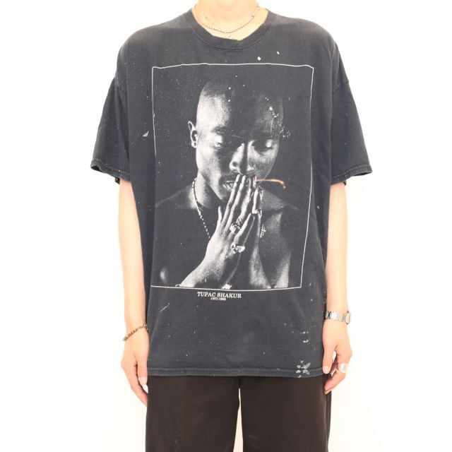 2パック 追悼 Tシャツ 2Pac T-shirt | Blue