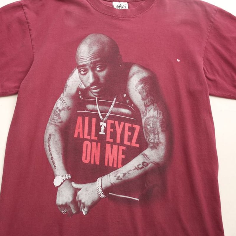 2PAC ラッパー Tシャツ HIPHOP T-shirt # | Blue 2PAC ラッパー Tシャツ HIPHOP T-shirt # | Blue