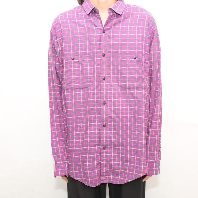 90's-00's パタゴニア コットン チェックシャツ Patagonia Plaid