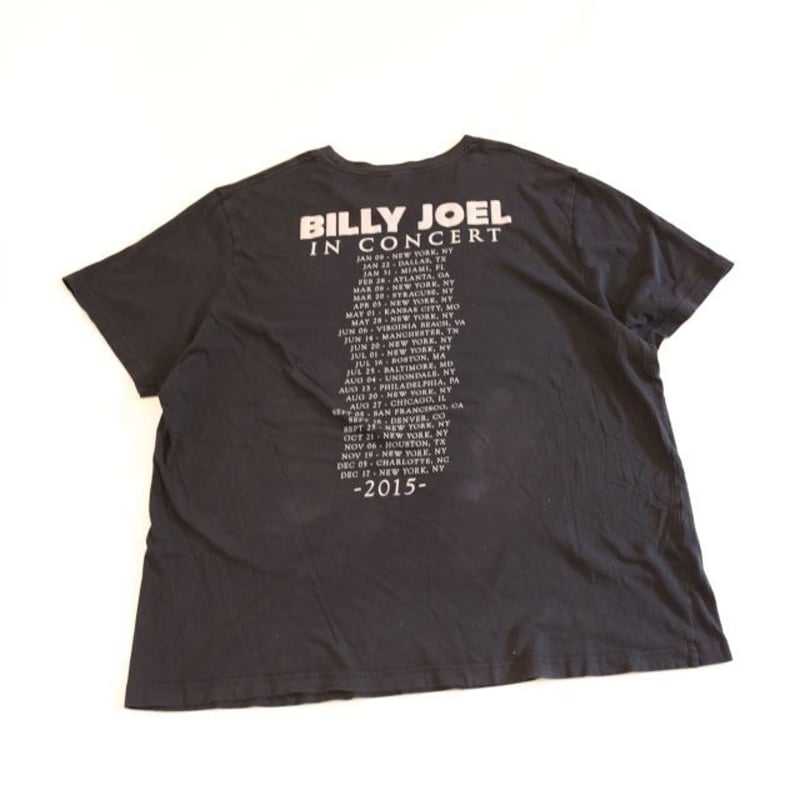 ビリー・ジョエル Tシャツ Billy Joel 2015 Concert T-shirt 