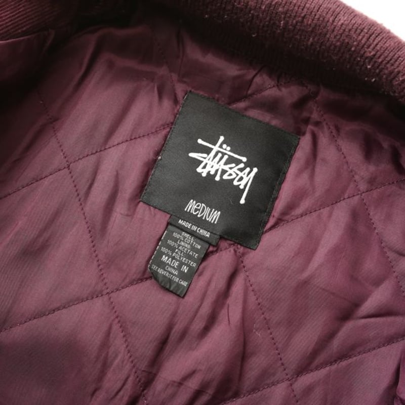 stussy ブルゾン コーデュロイ スタジャン ステューシー コーデュロイ スタジャン Stussy Corduroy Varsity