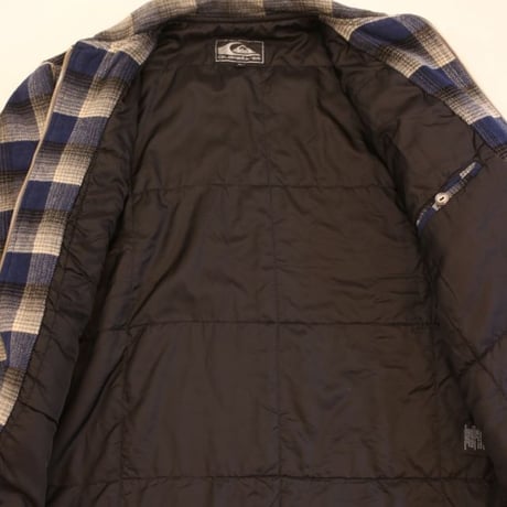 00s クイックシルバー チェック ジャケット Quick Silver Ombre Check Zip-up Jacket