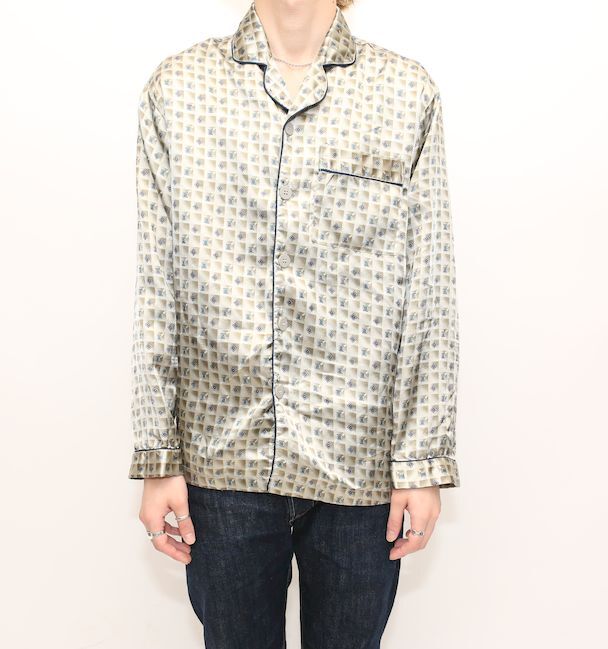 クラウジオ・ヌッシ 総柄 L/S パジャマシャツ Claudio Nucci Pajama Shirt