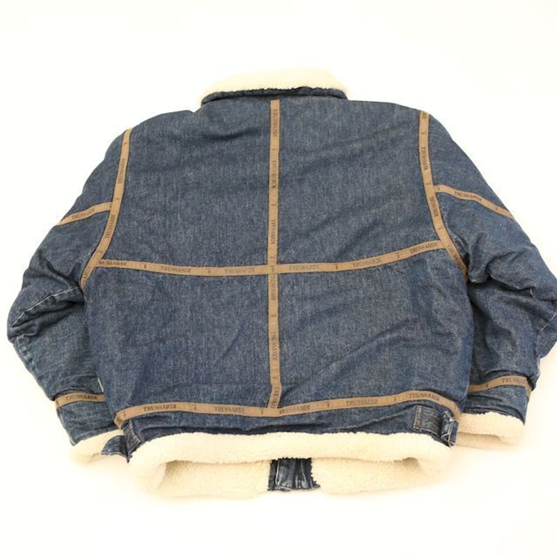 トラサルディー デニム ボアジャケット Trussardi | Blue