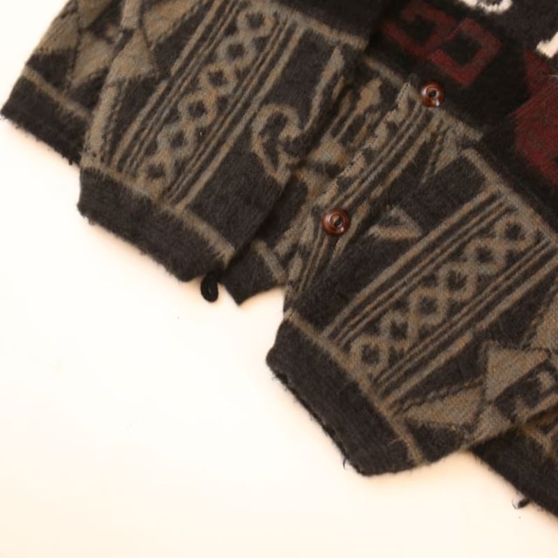 90s エクアドルニット ジャケット Ruminahui Ecador Wool Knit J 90s エクアドルニット ジャケット Ruminahui Ecador Wool Knit J