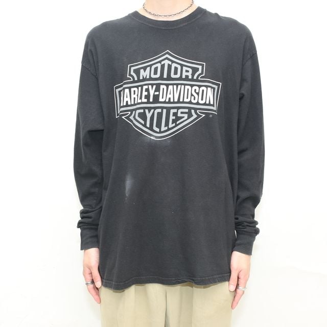 ハーレーダビッドソン ロンT Harley Davidson L/S Tee | Blue ハーレーダビッドソン ロンT Harley Davidson L/S Tee | Blue