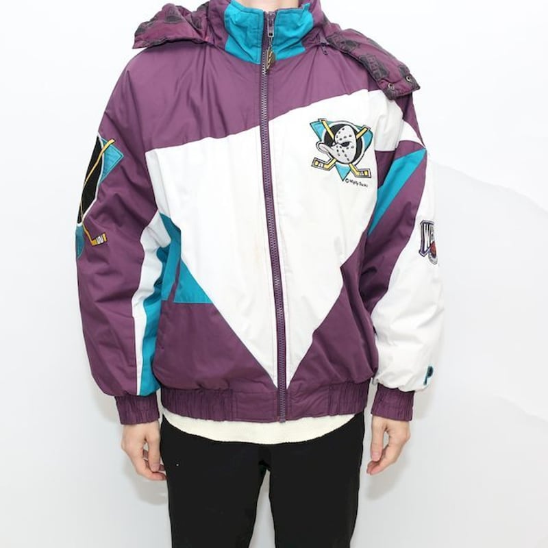 Mighty Ducks Hooded Nylon Jacket | Blue 