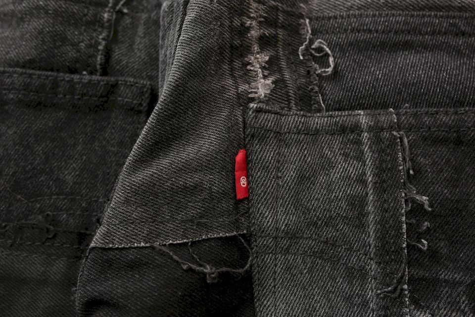 リーバイス パッチワーク リメイク デニムパンツ Levi's リーバイス パッチワーク リメイク デニムパンツ Levi's