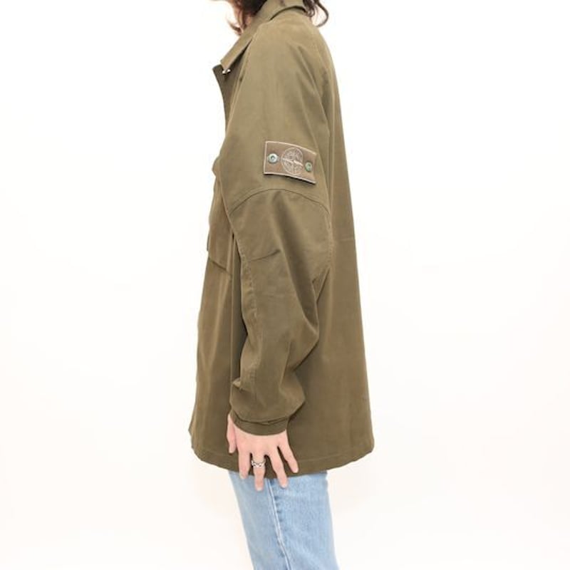 ストーンアイランド コットン オーバーシャツ Stone Island# | Blue