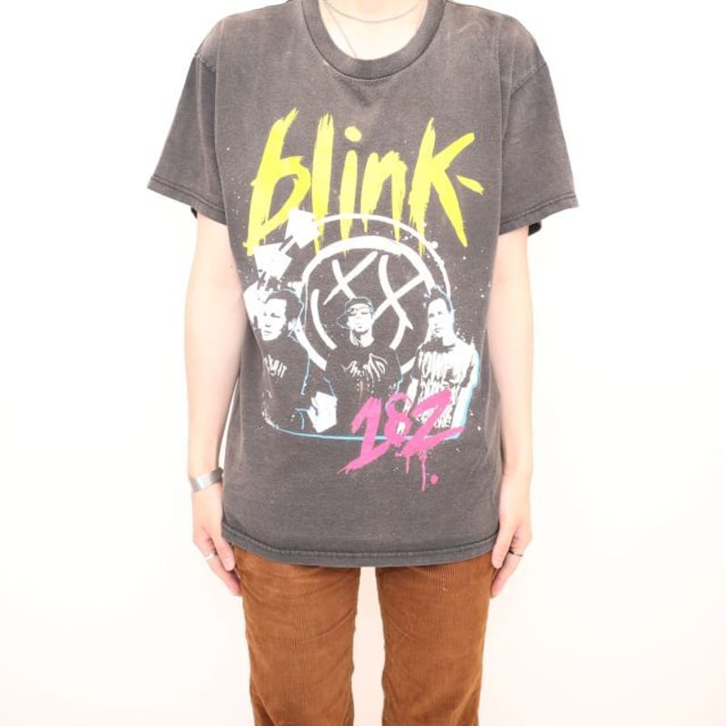 ブリンク182 バンT Blink 182 2009 Tour T-shirt | Blue