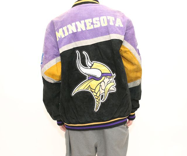 Majestic × CWS.ホワイトソックス フリース裏地 古着 スタジャン