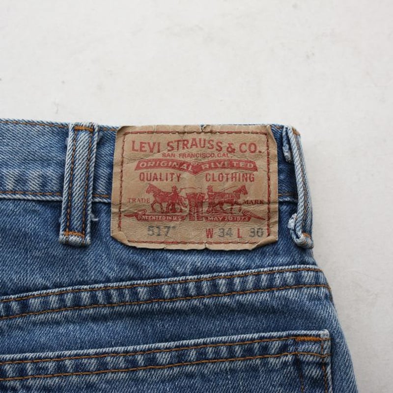 リーバイス 517 ブーツカット デニム パンツ Levi's Boot Cut