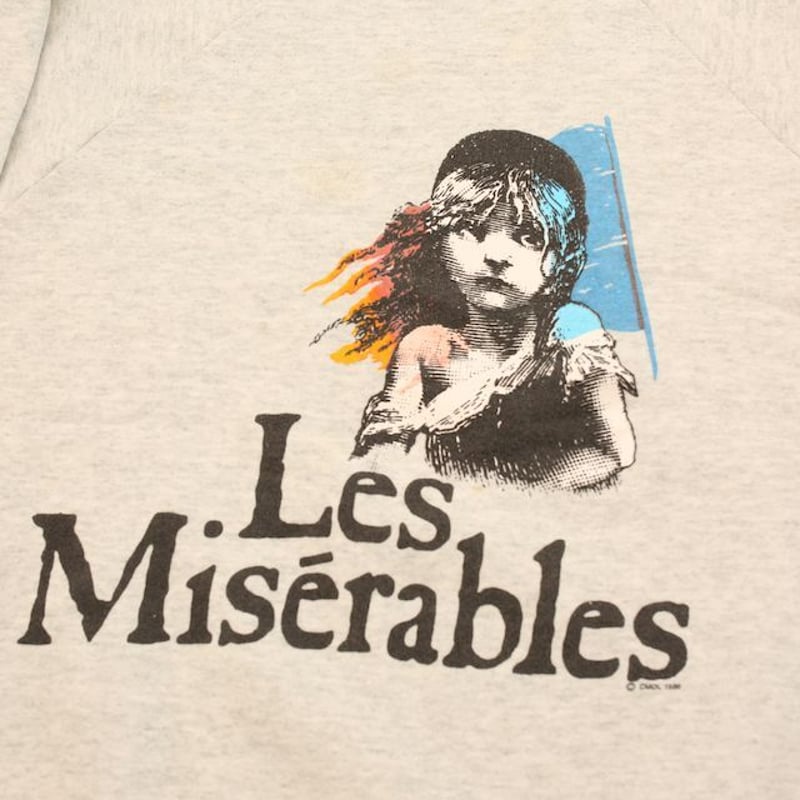 80s Les Miserable レミゼラブル スウェット 80's Les Miserables ミュージカル スウェット USA製 231110