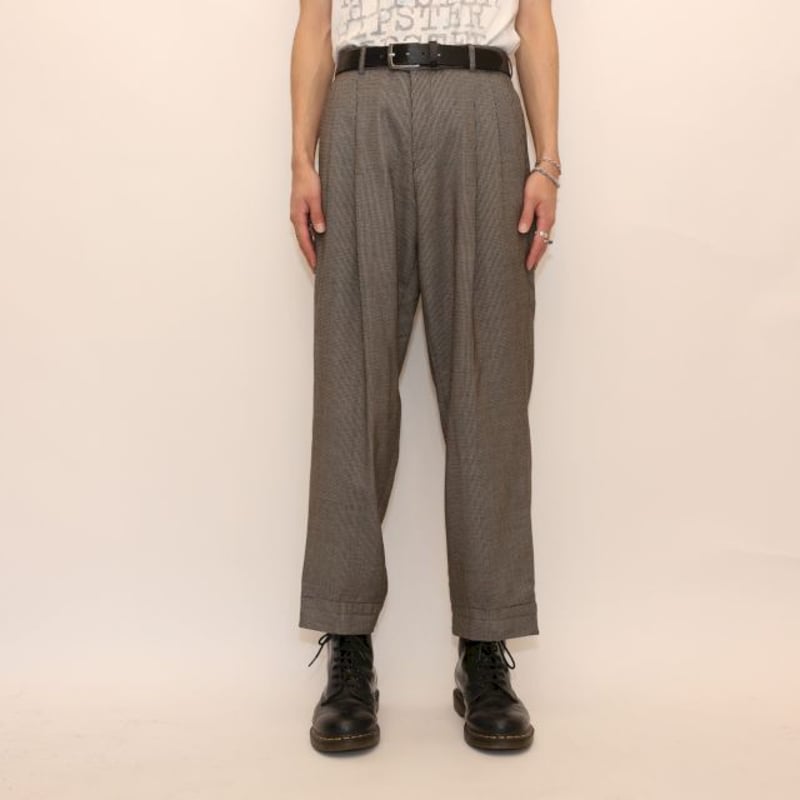 2タック ウールスラックス パンツ Wool 2 Tuck Slacks