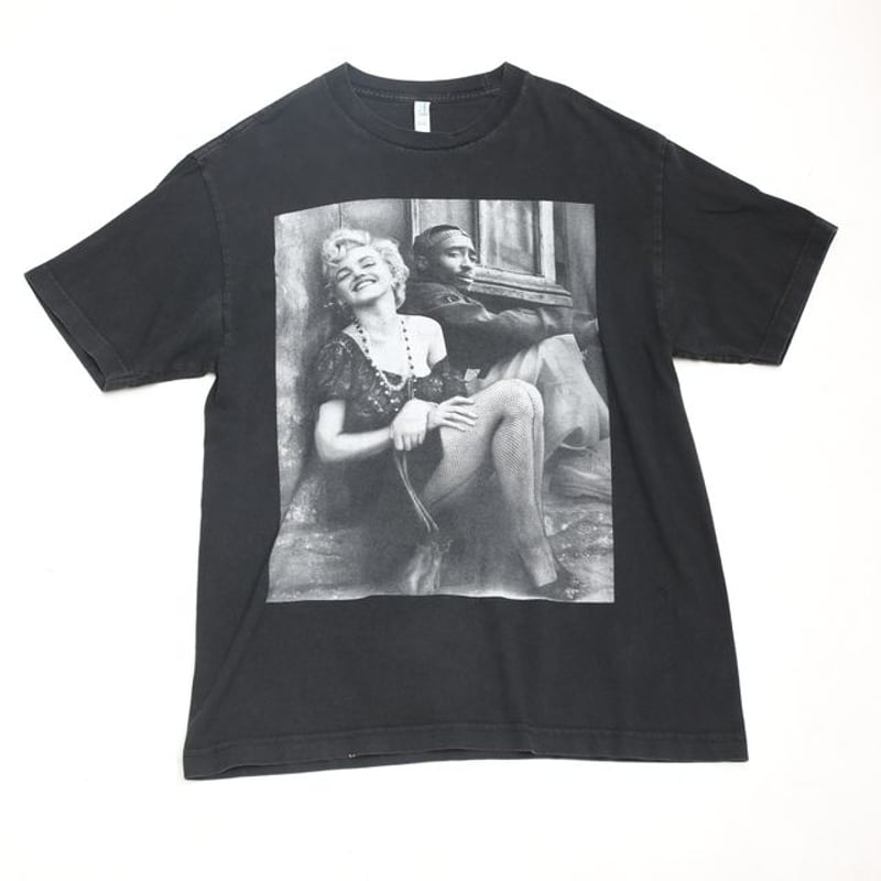マリリン・モンロー 2Pac コラージュ Tシャツ Marilyn Monroe Collag
