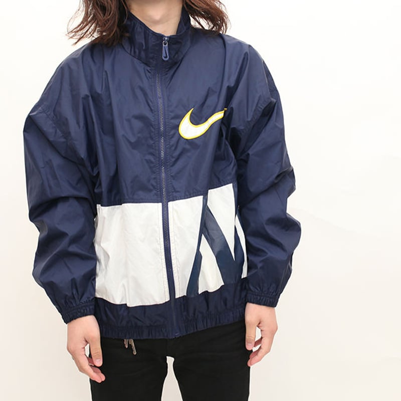 Nike Big Swoosh Nylon Jacket Blue