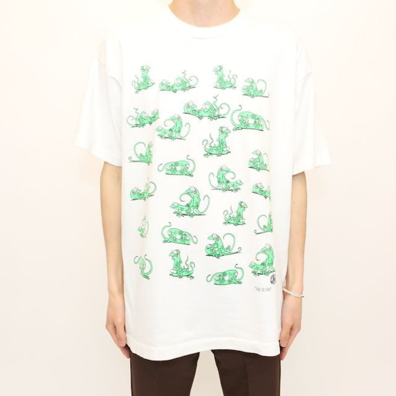 90s カメレオン 四十八手 Tシャツ Chameleon T-shirt | Blue