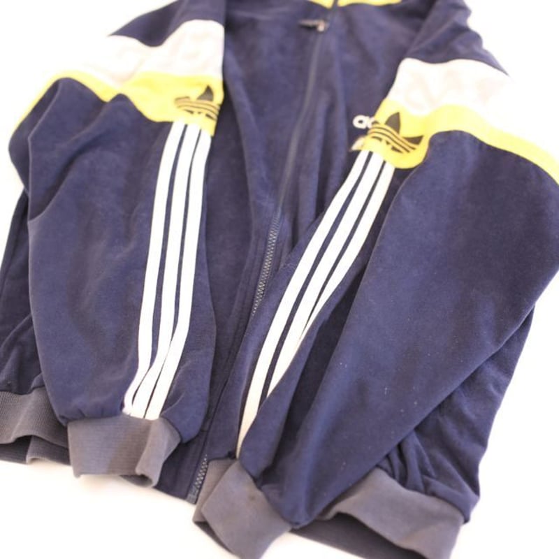 80s アディダス ベロアトラック ジャケット Adidas Velour Track Jac