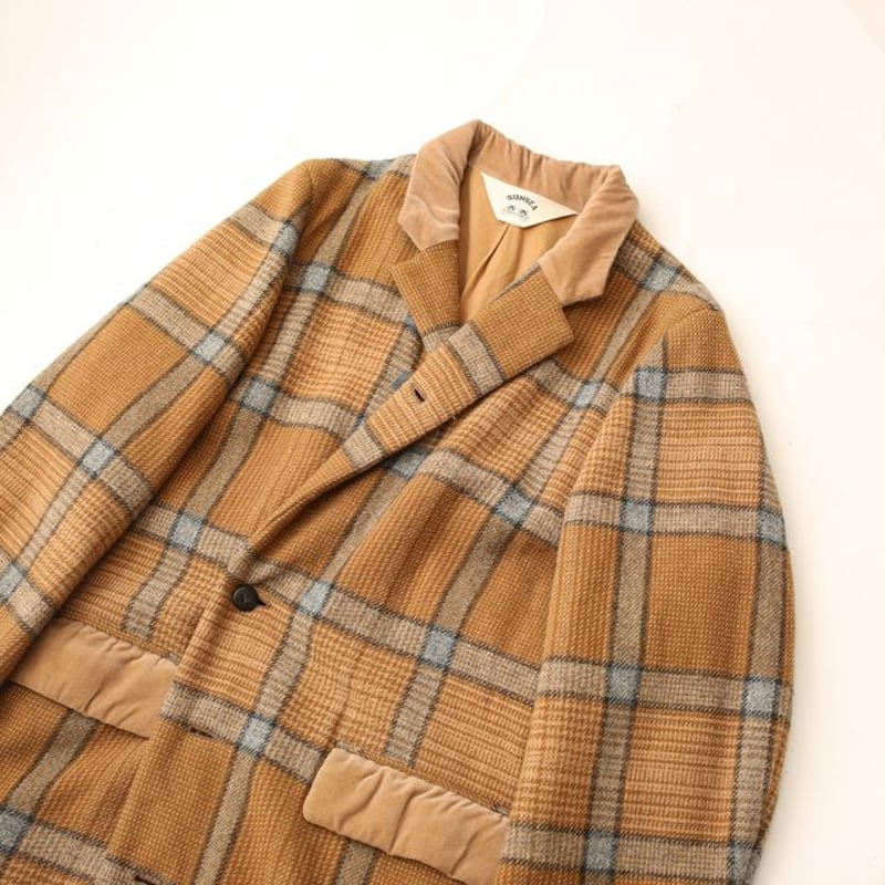 サンシー ウール チェック チェスター コート SUNSEA 14AW Wool サンシー ウール チェック チェスター コート SUNSEA 14AW Wool