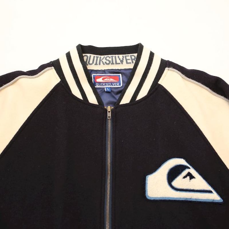 クイックシルバー スタジャン QUIKSILVER グリーンスタジャン 