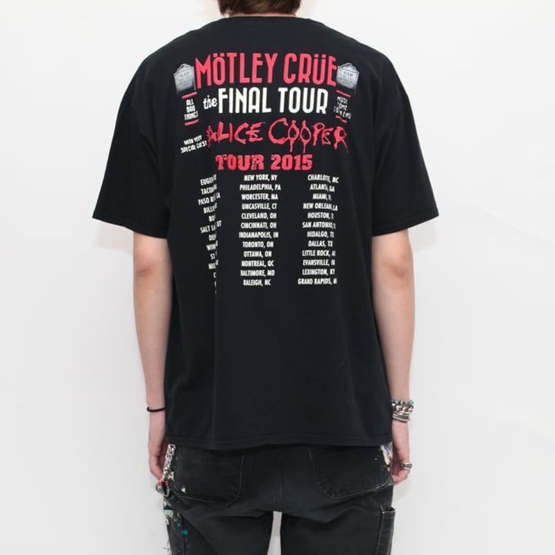 MÖTLEY CRÜE 2015 FINAL TOUR Tシャツ L