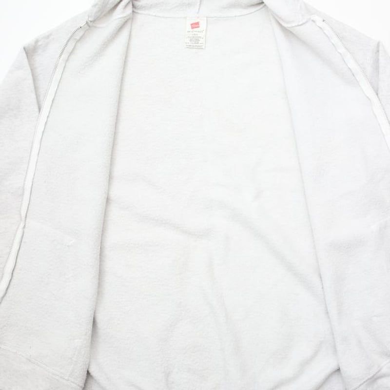 00s ヘインズ 無地スウェット ジップアップパーカー Hanes# | Blue