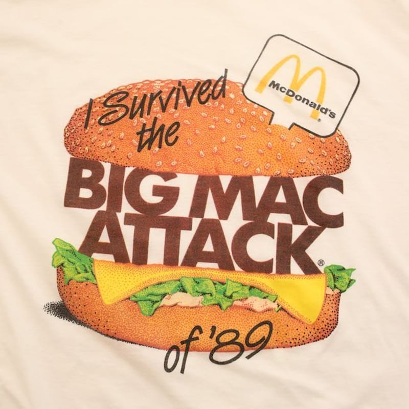 80's マクドナルド Tシャツ McDonal'ｓ# | Blue