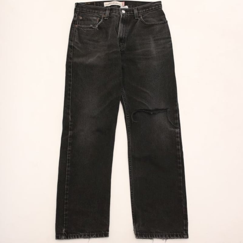 リーバイス 505 ブラック ダメージデニム Levi's 505 Black リーバイス 505 ブラック ダメージデニム Levi's 505 Black