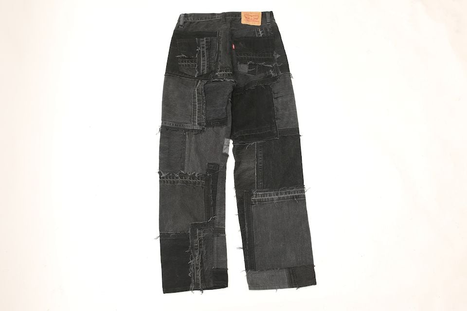 リーバイス パッチワーク リメイク デニムパンツ Levi's リーバイス パッチワーク リメイク デニムパンツ Levi's