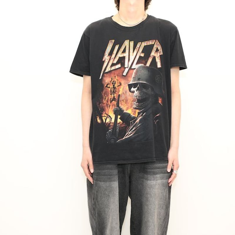 スレイヤー バンドTシャツ Slayer T-shirt# | Blue