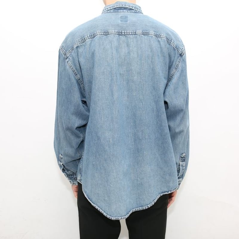 90's ギャップ ダンガリーシャツ Old Gap Dungaree L/S Shirt# 90's ギャップ ダンガリーシャツ Old Gap Dungaree L/S Shirt#