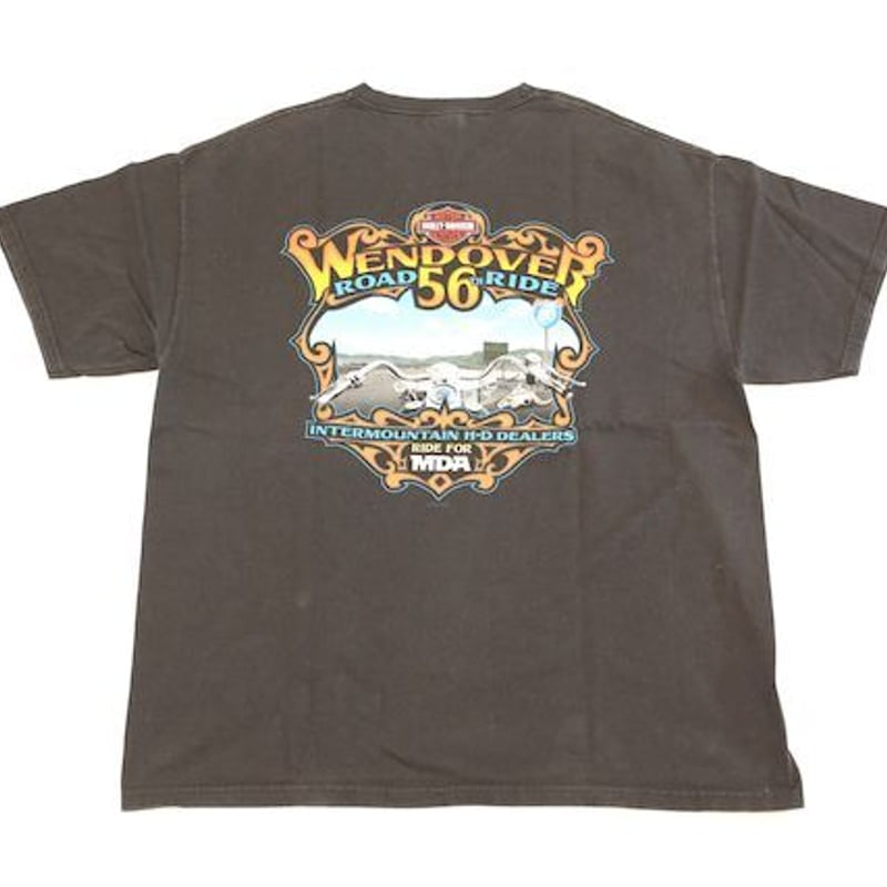 ハーレーダビッドソン Tシャツ Harley Davidson T-shirt# | Blue ハーレーダビッドソン Tシャツ Harley Davidson T-shirt# | Blue