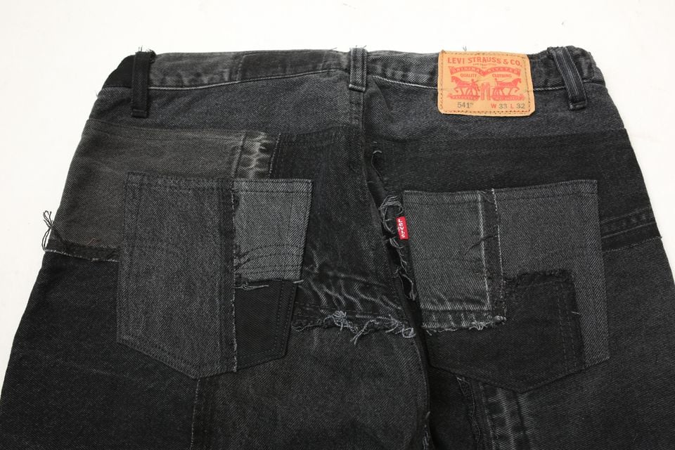 リーバイス 541パッチワーク リメイク デニムパンツ Levi's リーバイス 541パッチワーク リメイク デニムパンツ Levi's
